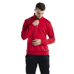 Bauer 1/2 Zip Fleece Team Rot Senior